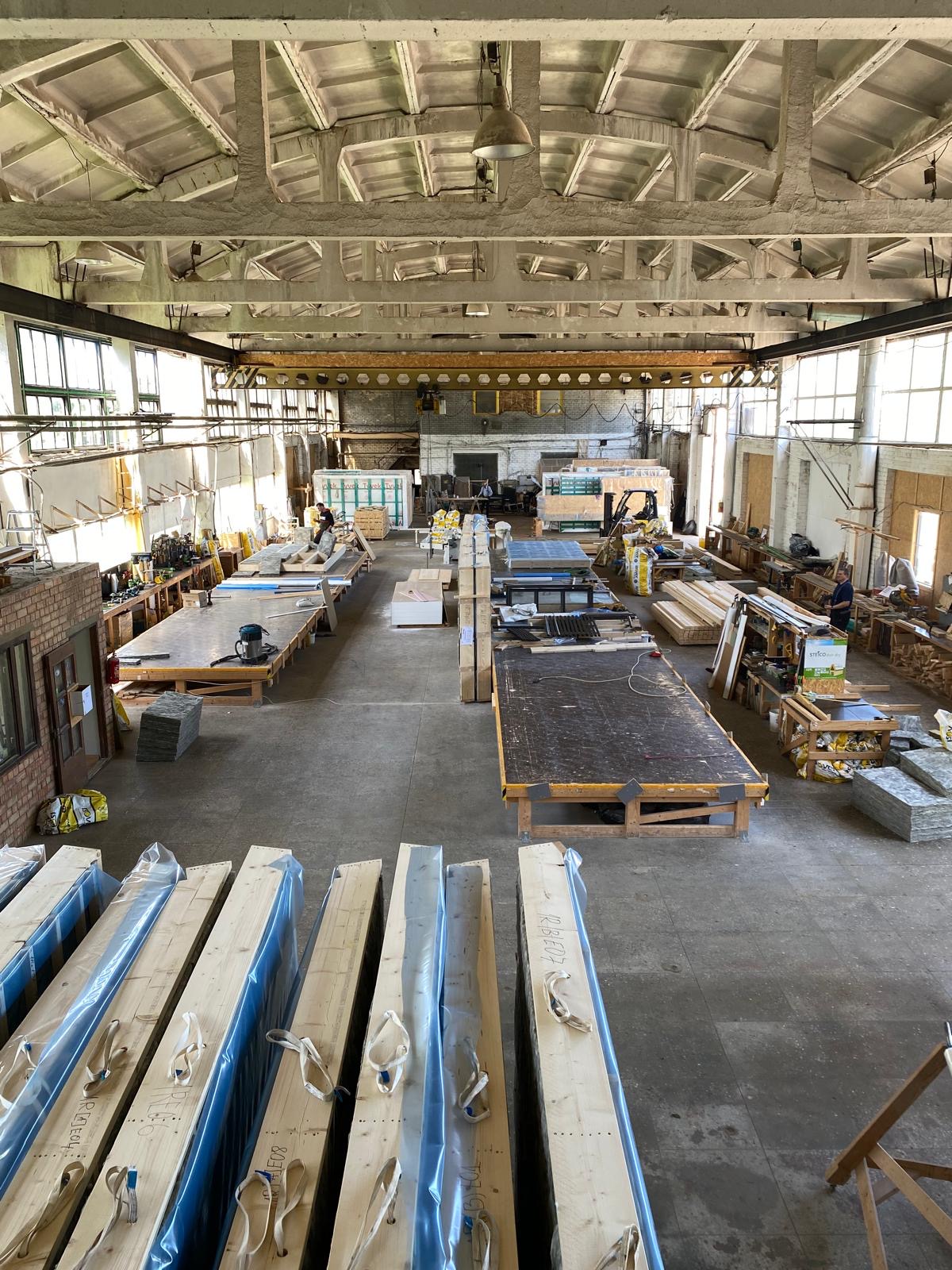 Wood Solutions factory - prefabricated timber frame production